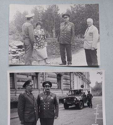 Генерал-Армии Лященко Выборг с Комкором Катанаевым (архив Лященко). Размер и состояние на фото 