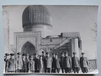 Самарканд Маршал Захаров Ген-Армии Лященко (архив Лященко). Размер и состояние на фото (к22ил) 