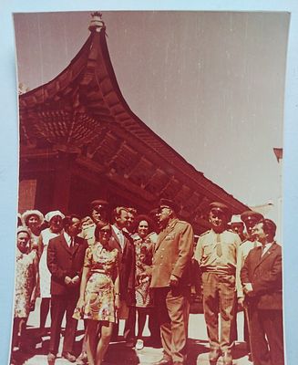 Иссык-куль. Космонавт Шаталов и Генерал Лященко (архив Лященко). Размер и состояние на фото 