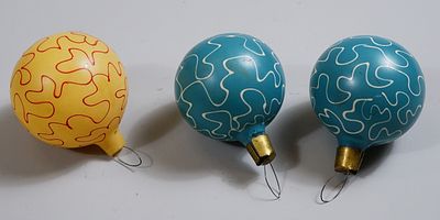 Елочная игрушка. 3шт. СССР. Шары. D=4.5см