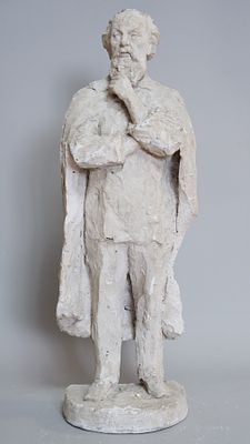 Скульптура Циолковский К. Э. — ХФ РСФСР. 60-е гг. . Авторская работа. Работа советских