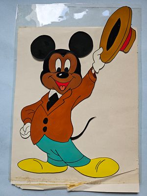 [Советский Мики-маус для Сталина] Фаза Движения Микки-Мауса мультфильм (Disney). 1 л. — 