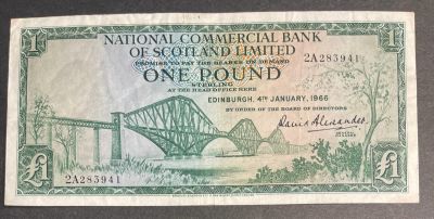 Шотландия 1 фунт 1966 VF 
2402/