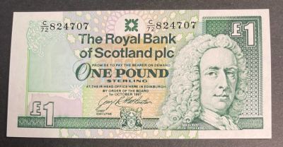Шотландия 1 фунт 1997 UNC 
2402/