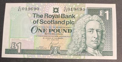 Шотландия 1 фунт 2000 UNC 
2402/