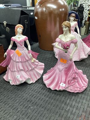 2 Coalport figures “Birthday wishes” &amp; “English Rose”