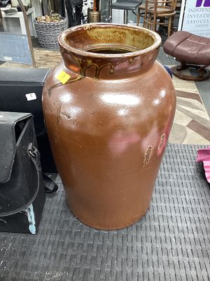 Stoneware jar