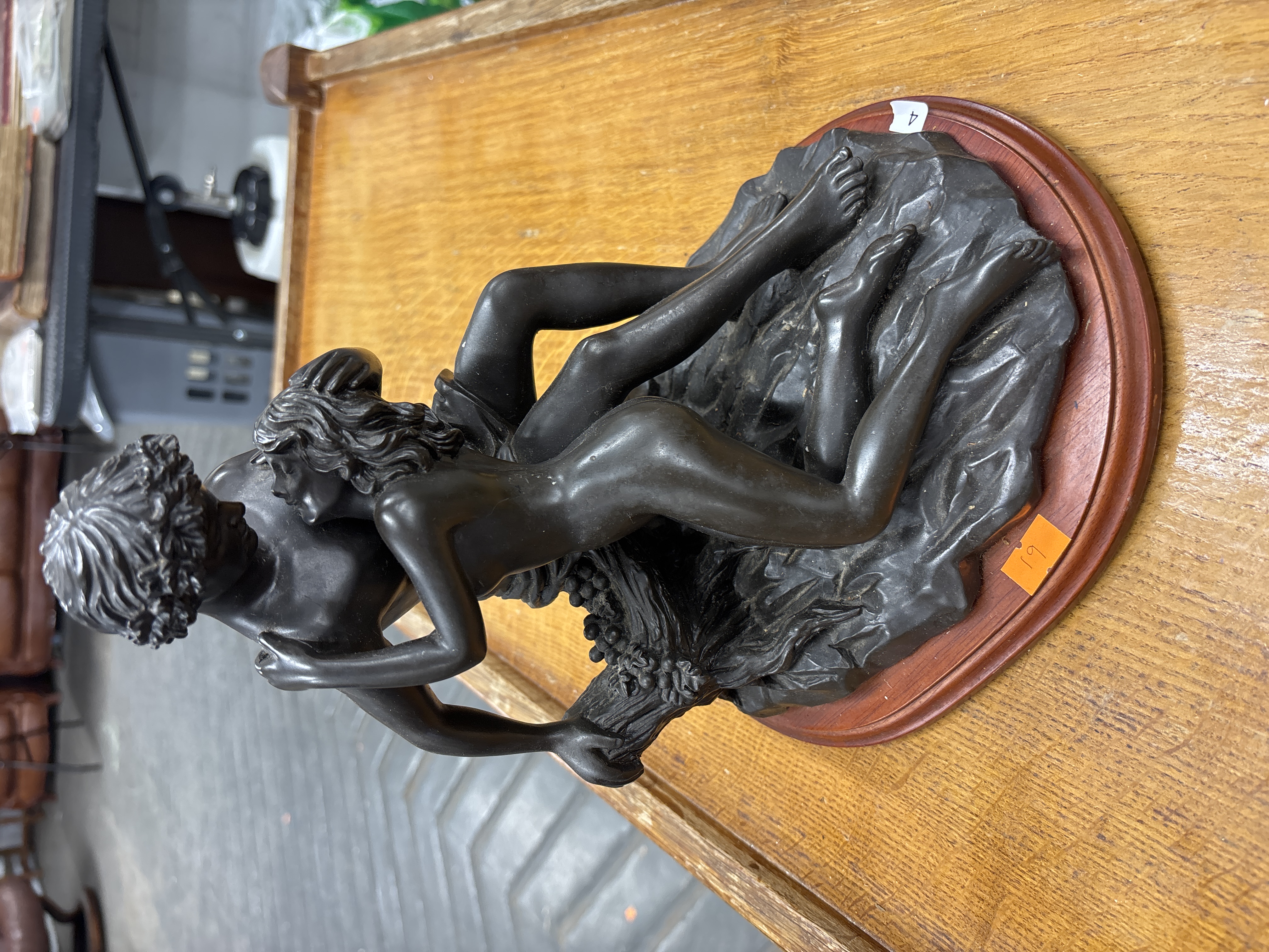 Roland Chadwick The Kiss Cold-Cast Bronze Resin Sculpture