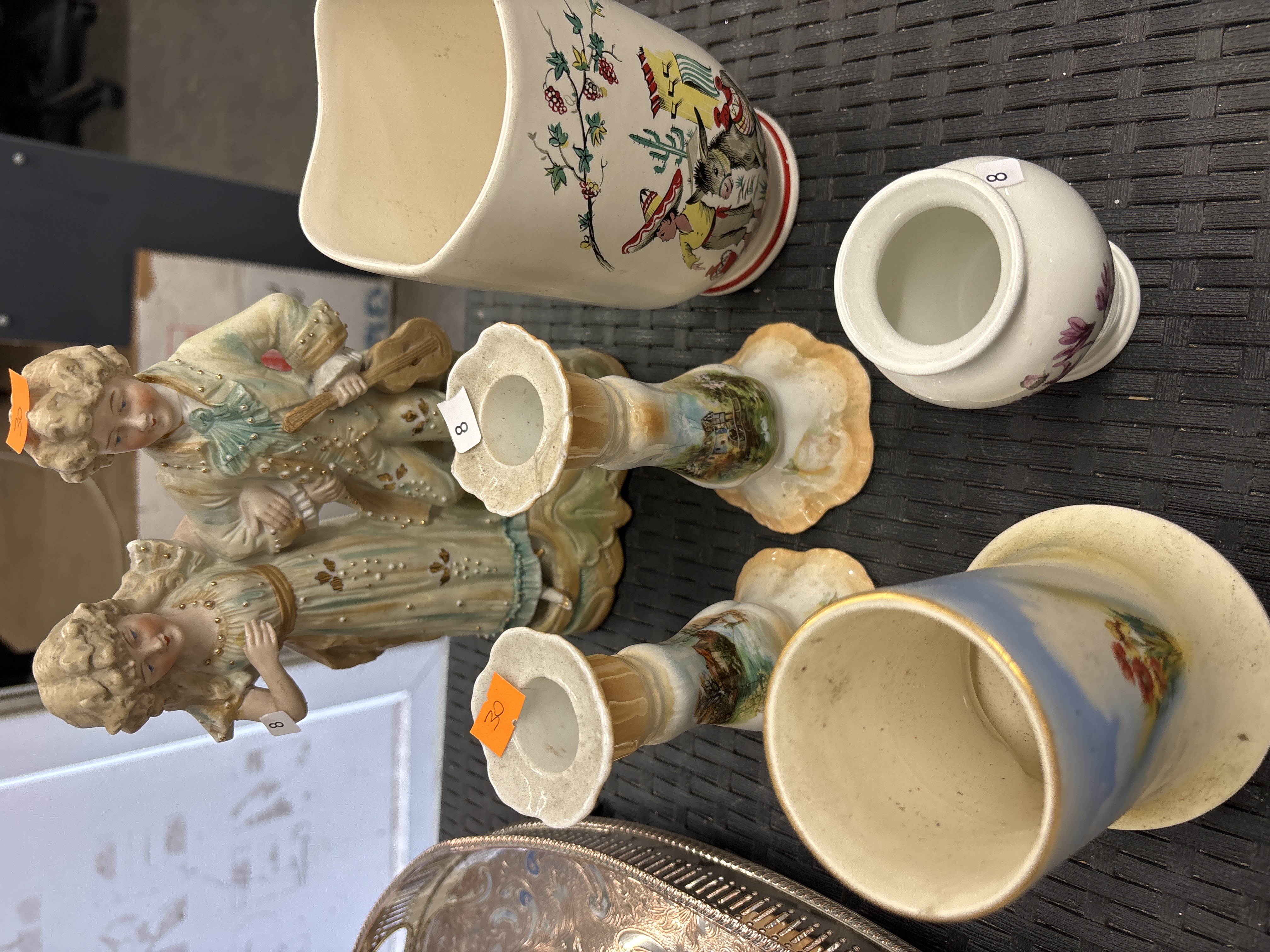 An Assortment of Decorative Porcelain Wares