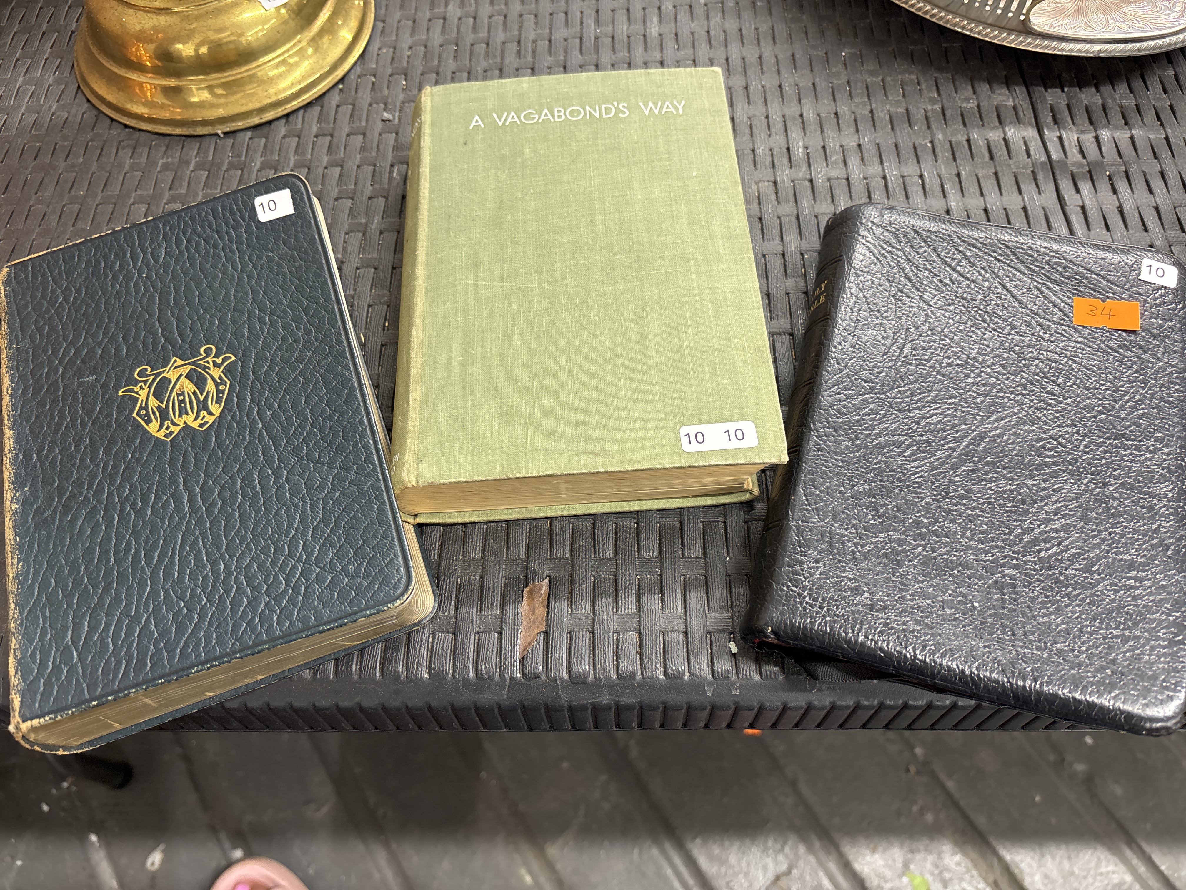 Three Volumes including Price, Nancy. A Vagabond's Way. George Allen & Unwin.