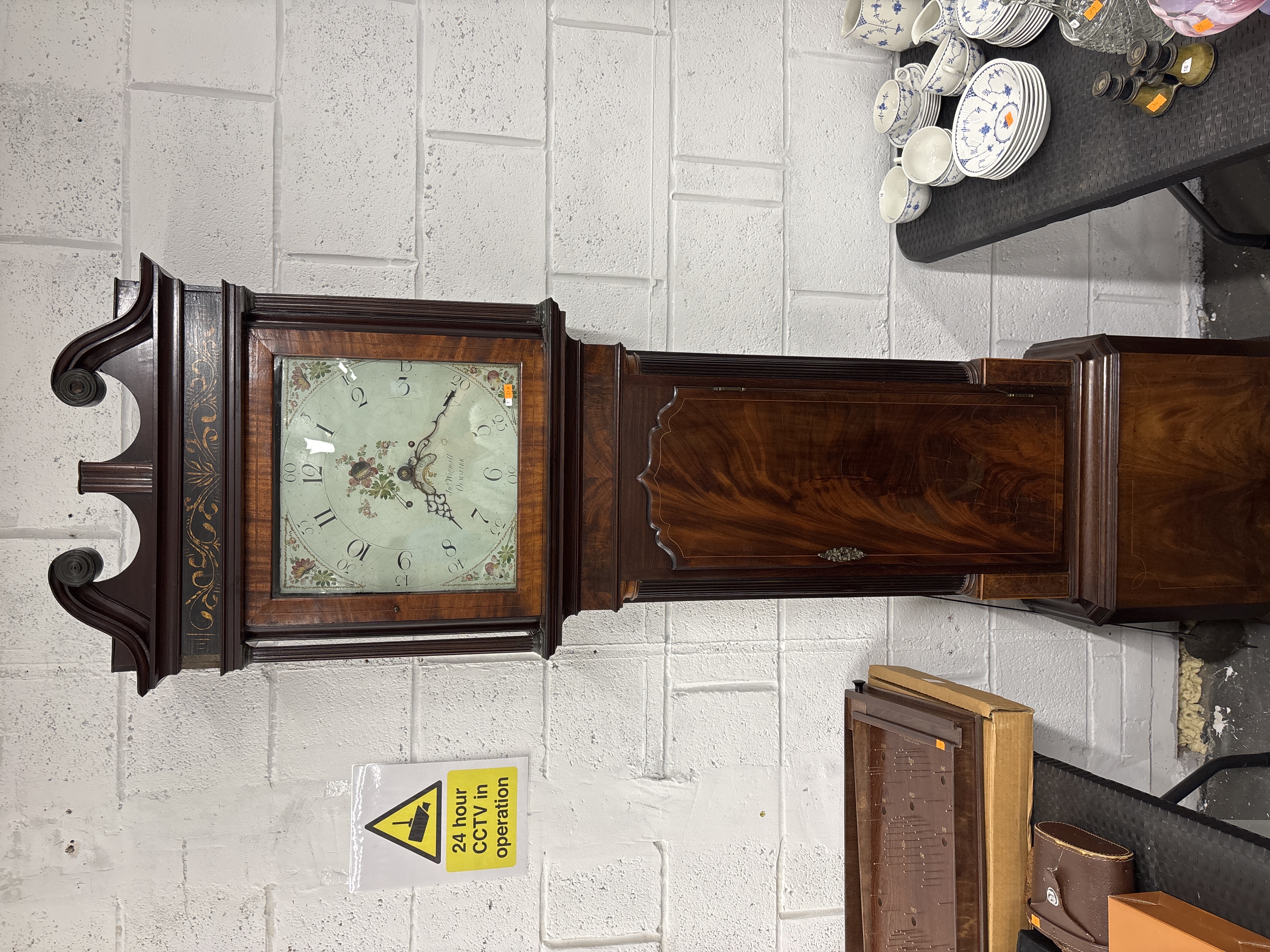 A 19th-century mahogany eight-day longcase clock by Jno Wignall of Ormskirk