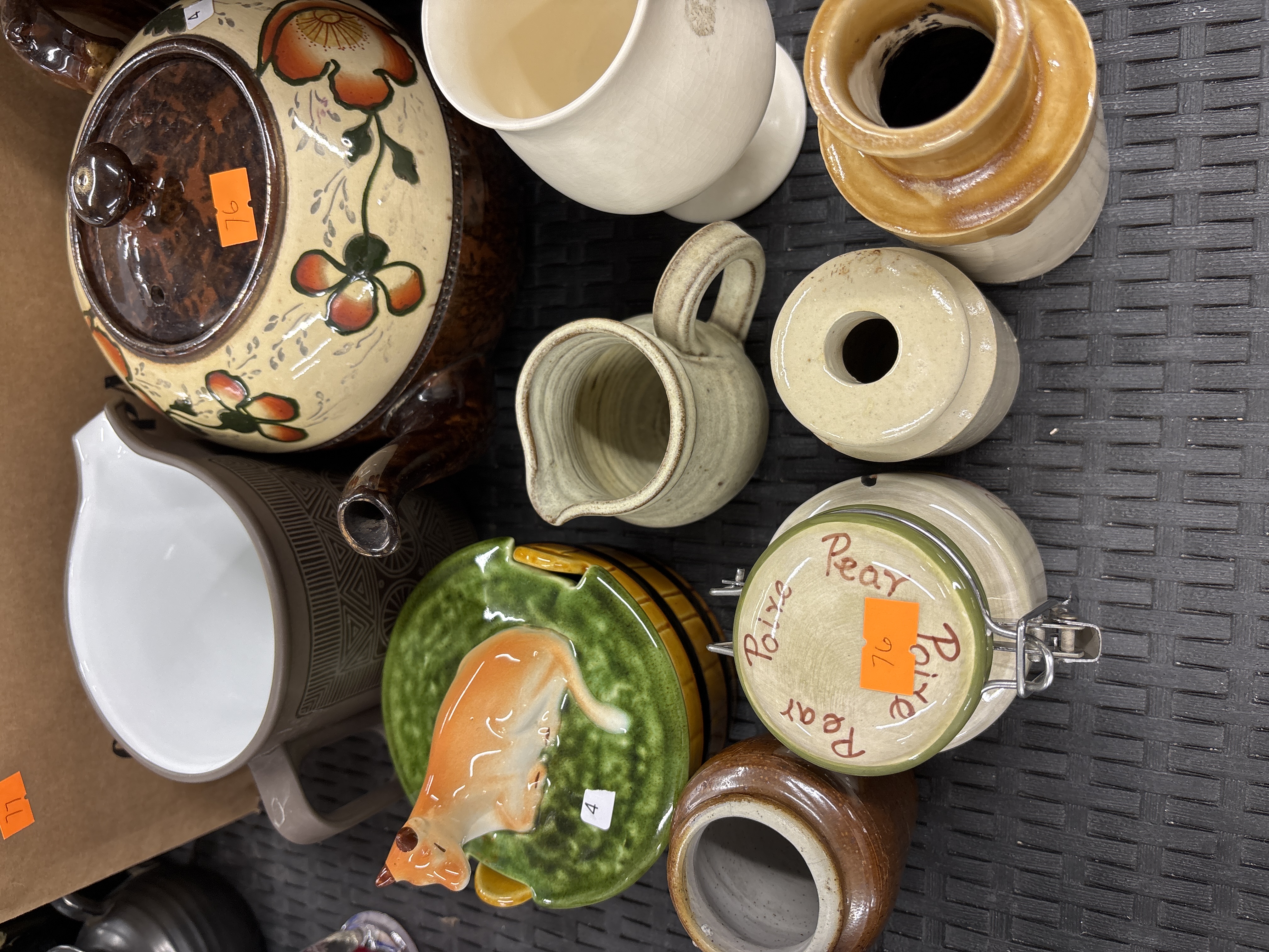 An Assortment of Earthenware and Stoneware Ceramics