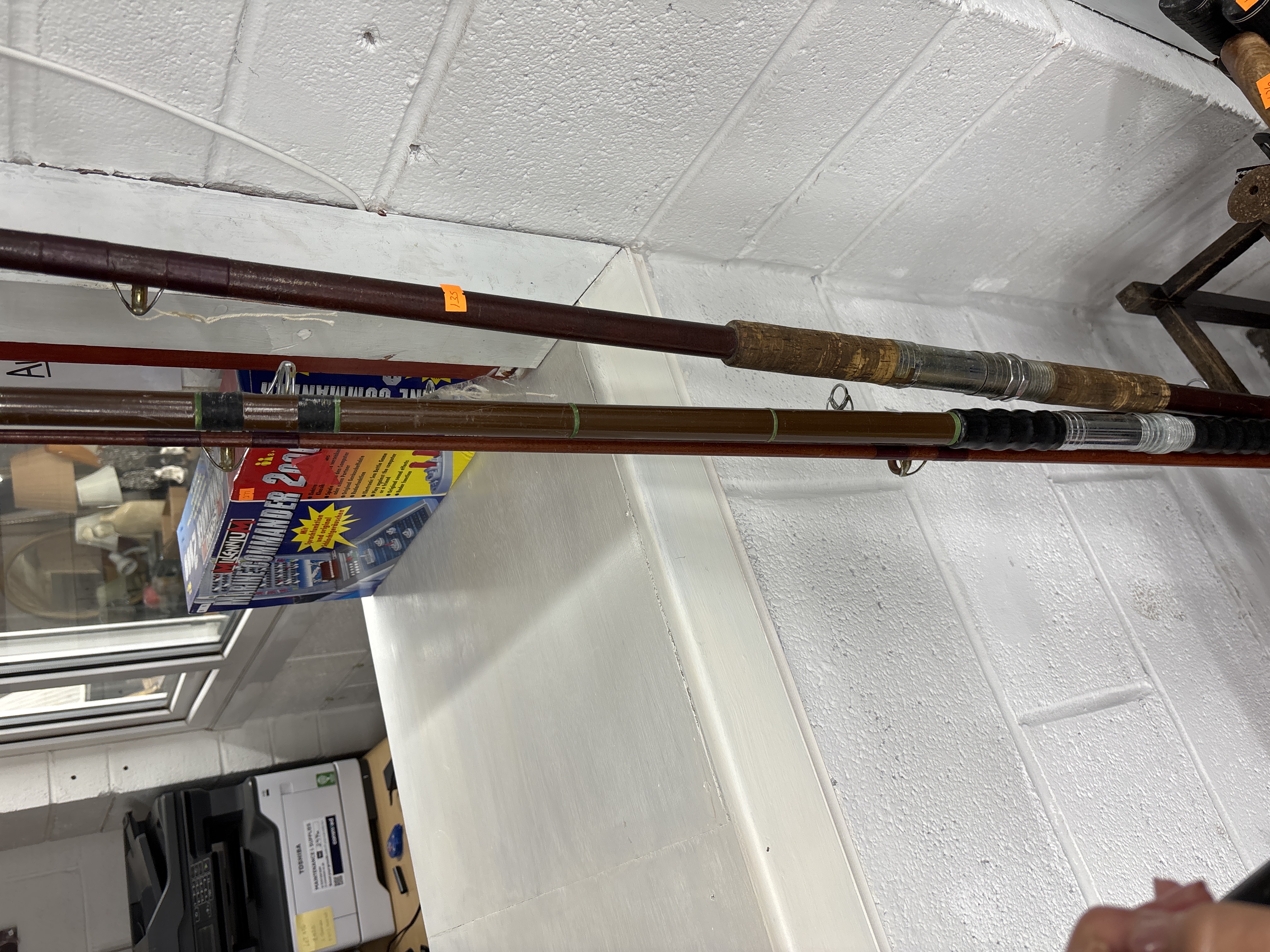 Three Vintage Fishing Rods