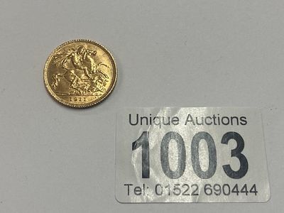 A 1911 Half Sovereign