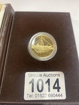 A 1991 Gold Canadian $100, 10ct, 13.38g