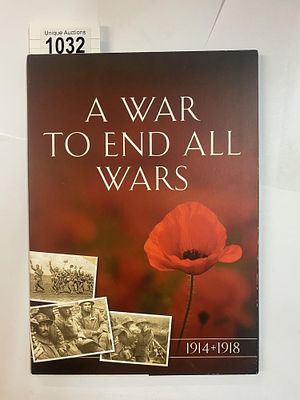 A 1997 War to End All Wars Coin Set with 1977 Gold Double Crown, 10ct, 10g