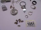 A mixed lot of rings, earrings, pendants etc.,Image - 4