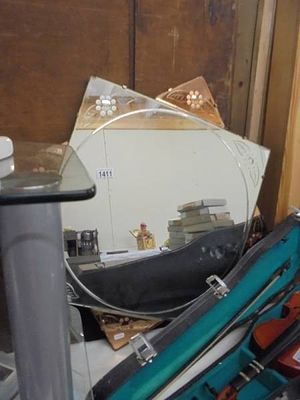 A vintage/retro mirror.