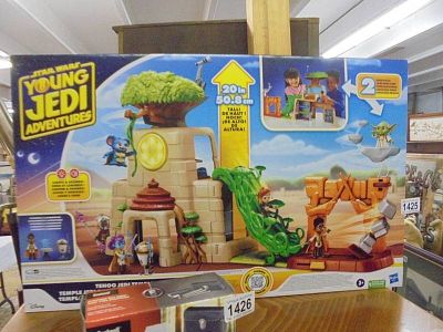 A new sealed Star Wars 'Young Jedi' Adventures 'Tenoo Jedi Temple'.