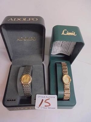 Two good ladies wristwatches being Adolfo and Limit.