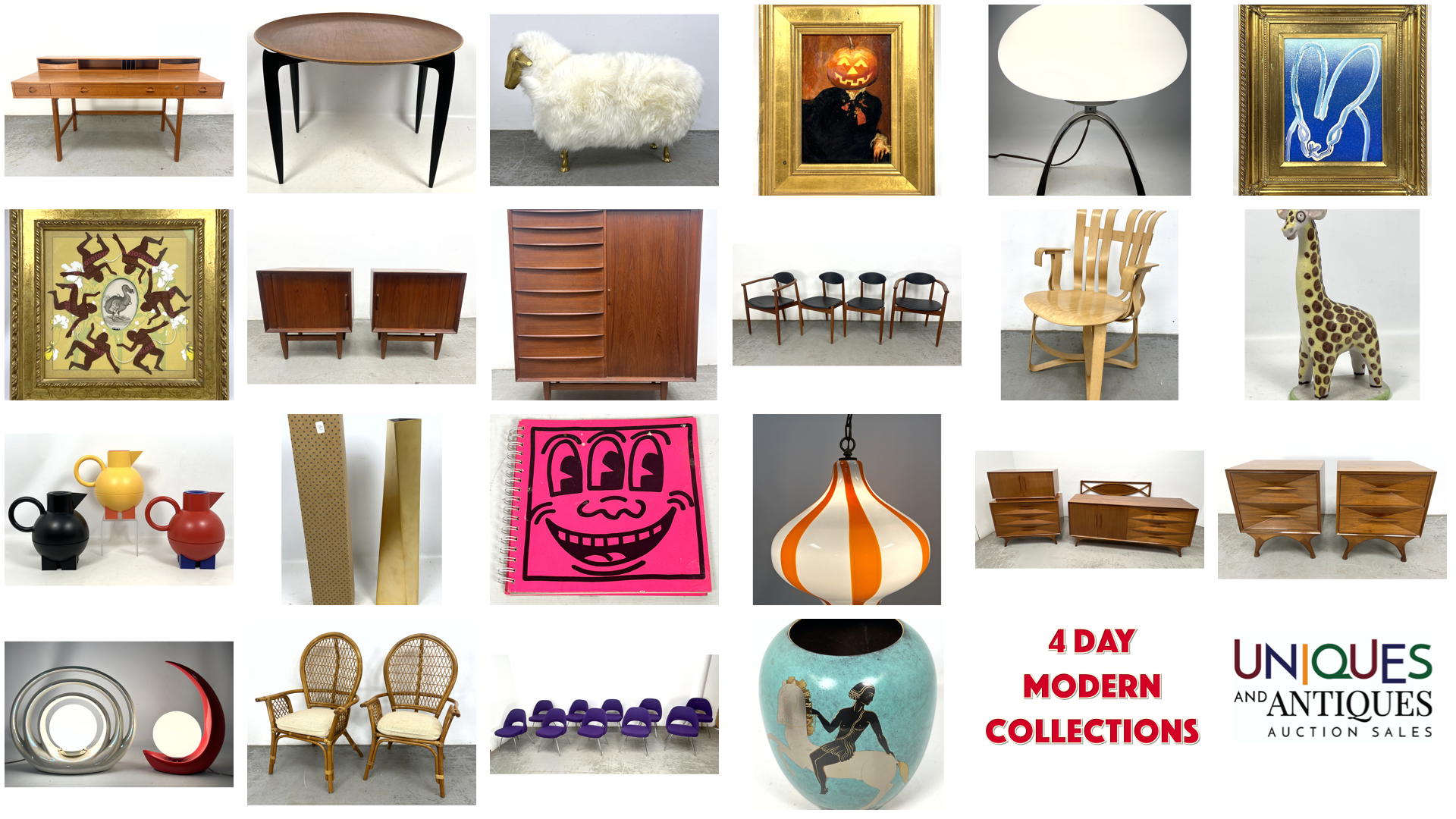 Uniques And Antiques Auction Sales | 4 Day Modern and Collections Auction