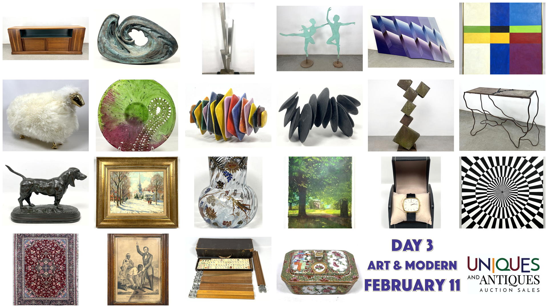 Uniques And Antiques Auction Sales | Modern Design Auction - Day Three