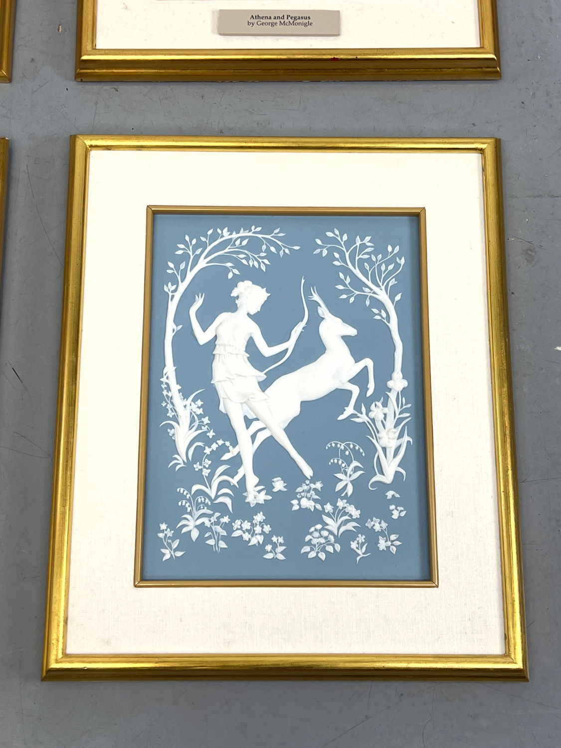 Lot 89 - Set 4 Parian Porcelain Tiles by GEORGE McMONIGLE