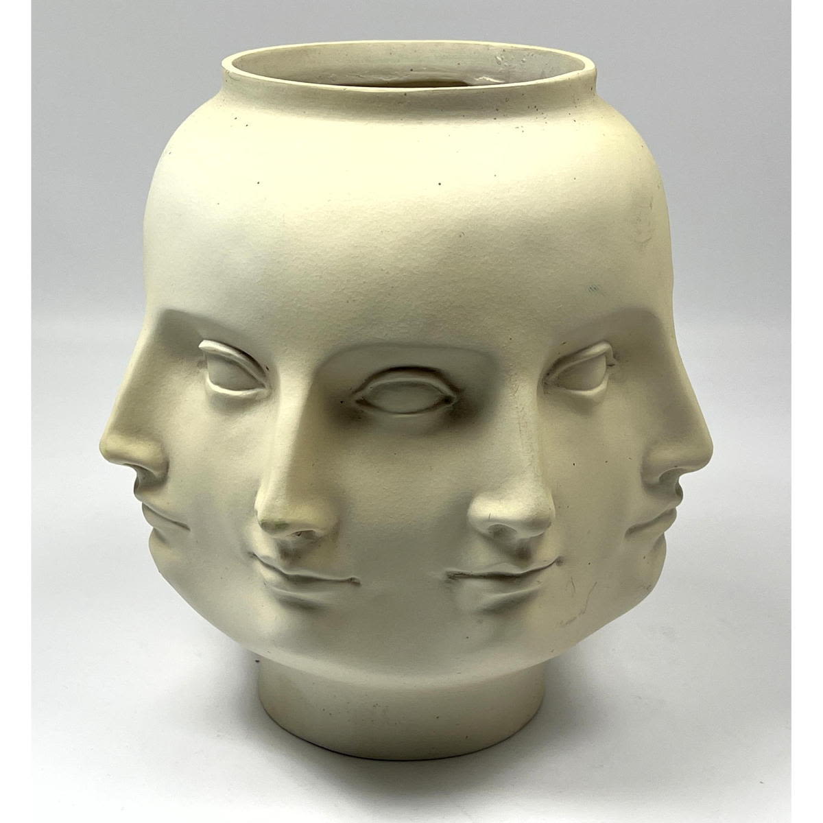Lot 247 - Fornasetti style TMS 2005. Molded Resin Perpetual Face