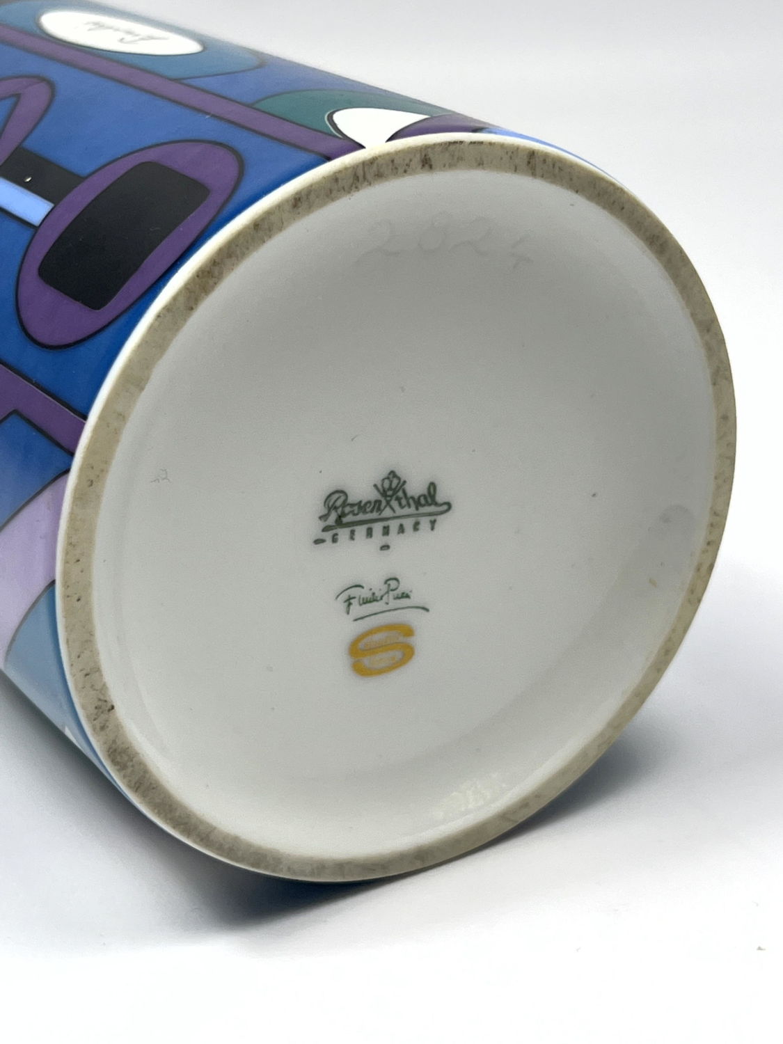 Lot 1740 - Emilio Pucci Porcelain Vase. Rosenthal Germany