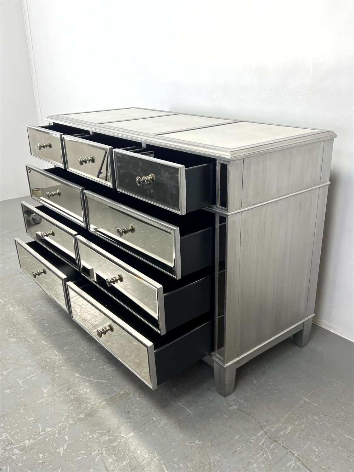 pier 1 silver dresser Lot