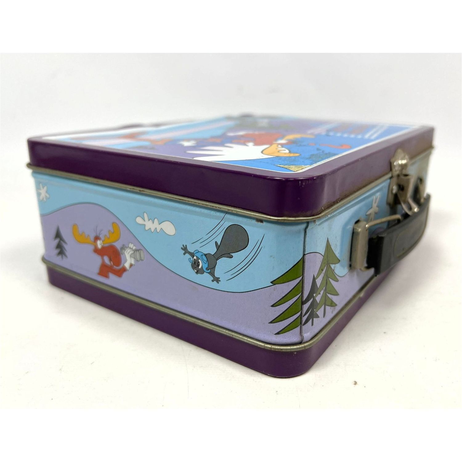 Lot 170 - 4pcs Vintage Metal Lunch Boxes. Scooby Doo, Mickey Mouse