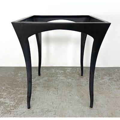 BROWN JORDAN "Sol Y Luna" Gazelle Dining Cafe Table. No Glass. Aluminum. Original Design by DAN