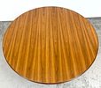Vintage Danish Modern Gudme Mobelfabrik TeakPedestal Dining Table. 2 Large Leaves. 
. Includes: Image - 1