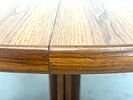 Vintage Danish Modern Gudme Mobelfabrik TeakPedestal Dining Table. 2 Large Leaves. 
. Includes: Image - 3