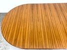 Vintage Danish Modern Gudme Mobelfabrik TeakPedestal Dining Table. 2 Large Leaves. 
. Includes: Image - 6