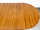 Vintage Danish Modern Gudme Mobelfabrik TeakPedestal Dining Table. 2 Large Leaves. 
. Includes: Image - 7