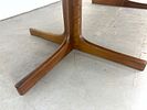 Vintage Danish Modern Gudme Mobelfabrik TeakPedestal Dining Table. 2 Large Leaves. 
. Includes: Image - 10