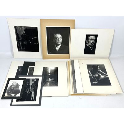 30pcs Art Photographs. Incl 4 images of Salvador Dali. Other images include Jimi Hendrix, nudes 