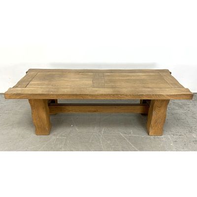 Heavy Dutch Pak Coffee Table. Thick Construction. Dimensions: Height: 18.5 inches, Width: 59 