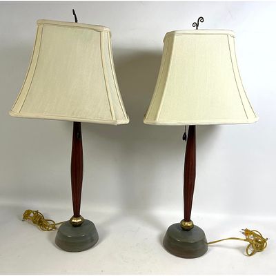 Pr ALTAMIRA Art Pottery Table Lamps. Artisan Made. Studio Lighting - Ceramics from MICHAEL 