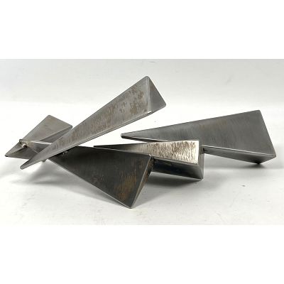 Paul Freundt Table Sculpture. Signed 1992. Dimensions: Height: 12 inches, Width: 8 inches 