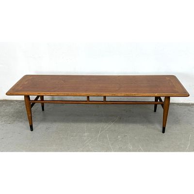 Lane Acclaim Coffee Table. Andre Bus design. Dimensions: Height: 14.5 inches, Width: 56 inches 