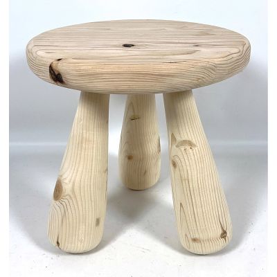 Club Form Low Stools. Charlotte Perriand style. Dimensions: Height: 12 inches, Width: 11.5 