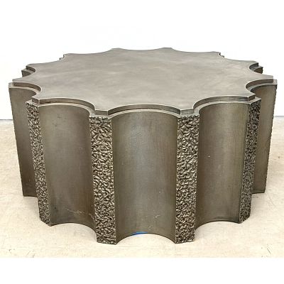 Extra Large Steve Chase Cog Form Coffee Table. Dimensions: Height: 21.5 inches, Width: 46 