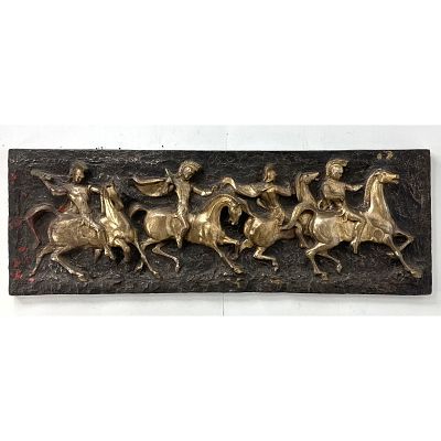 Fiberglass, relief sculpture by Finesse Originals designed by Juan Garcia Segura Dimensions: 
