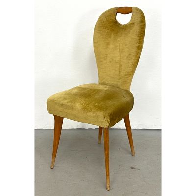Dassi Mobili Moderni Side Chair. Italian Modern. Dimensions: Height: 36 inches, Width: 18 