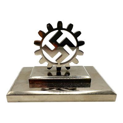German WWII DAF Metal Desk Ornament.