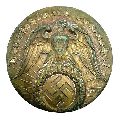 German WWII 'Deutschland Erwache!' Patriotic Pocket Mirror