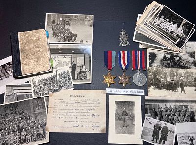 Captured at Dunkirk - Interned in Germany Most Secure Prison - Colditz - released by Swiss Col 