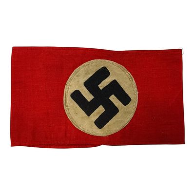 Rare Chain Stitched NSDAP Armband. This chain stitched NSDAP Armband is a fantastic example of a 
